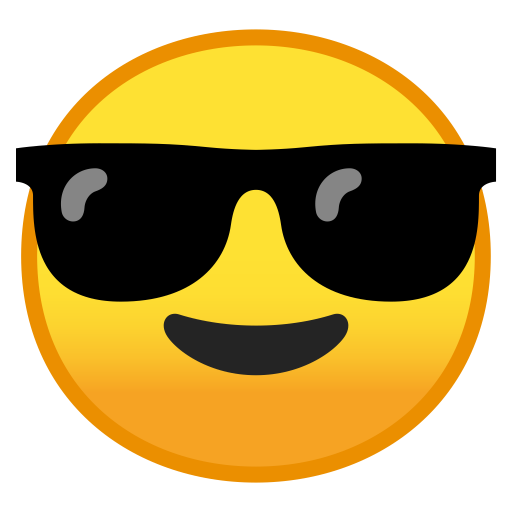 10012 Smiling Face With Sunglasses Icon 