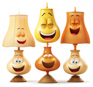 The Lamps Were All Delighted by Kenn Nesbitt 