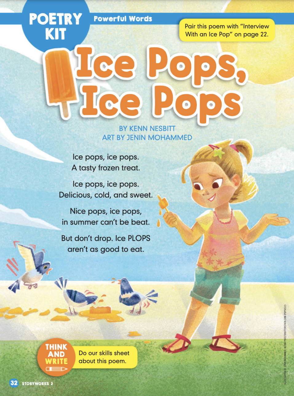 Ice Rhyme Ice Pops, Ice Pops – Kenn Nesbitt's Poetry4kids.com