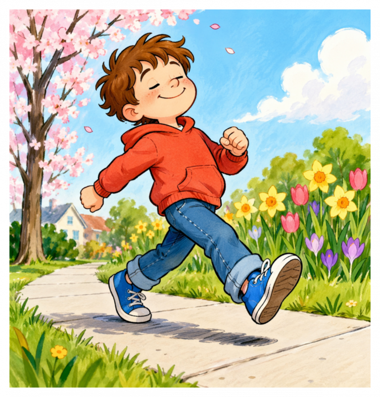 A Spring in My Step – Kenn Nesbitt's Poetry4kids.com