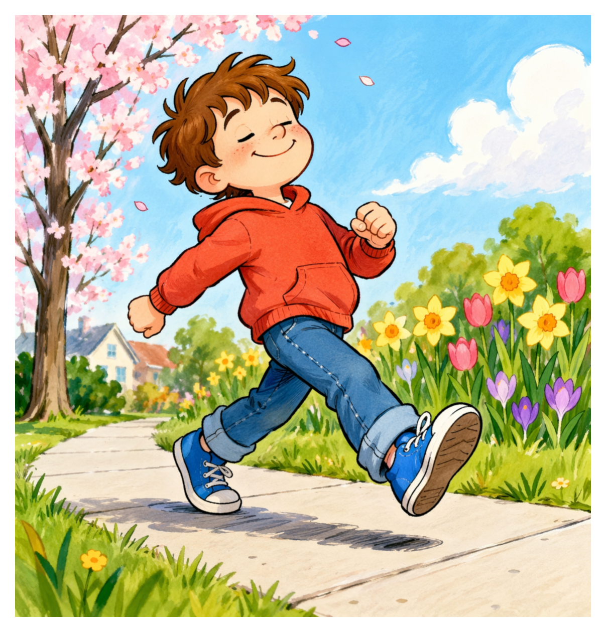 A Spring in My Step by Kenn Nesbitt 