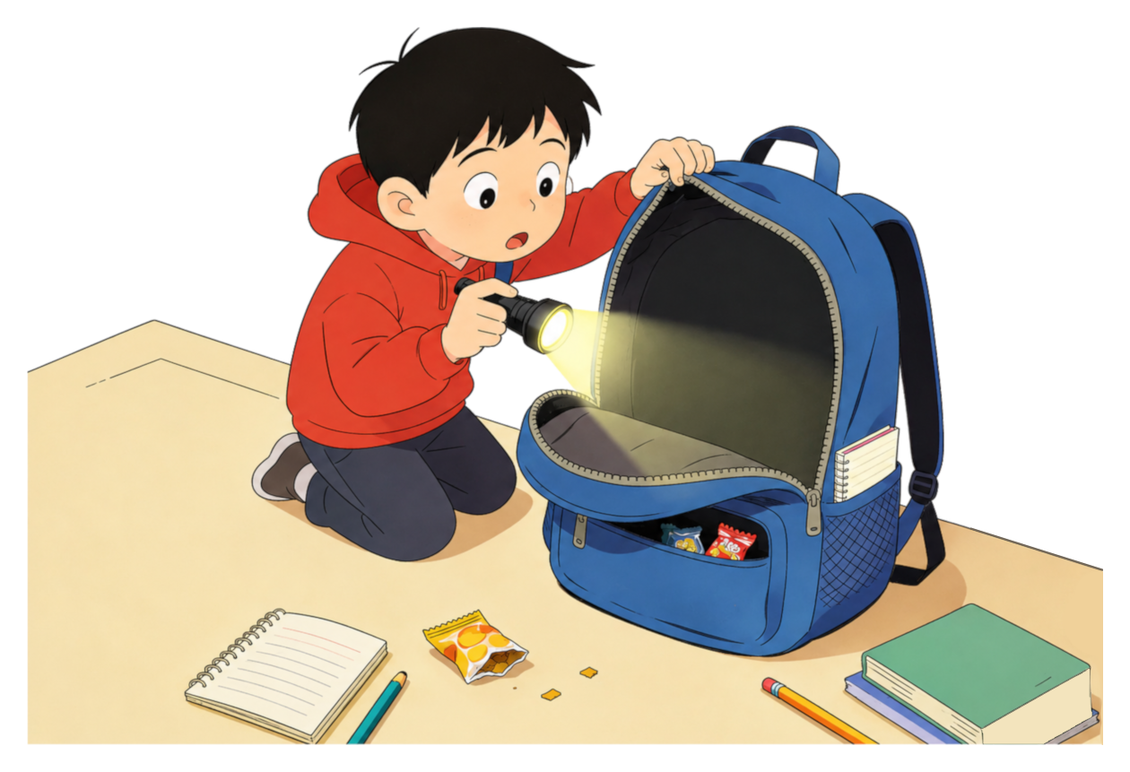 At the Bottom of My Backpack by Kenn Nesbitt 