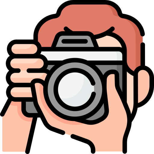 Photographer icon representing the poem "Picture Day" by Kenn Nesbitt